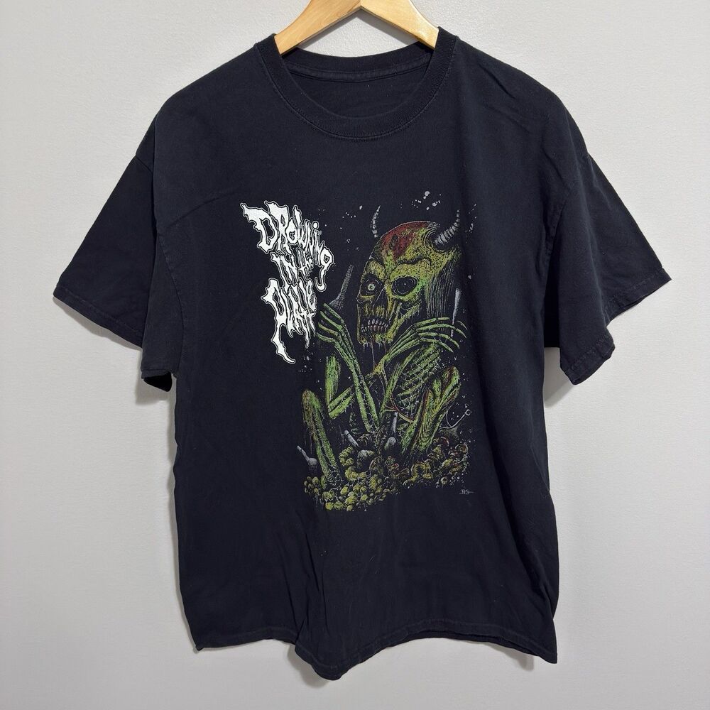 Sanguisugabogg Short Sleeve Death Metal T Shirt Men's Size Large Grunge